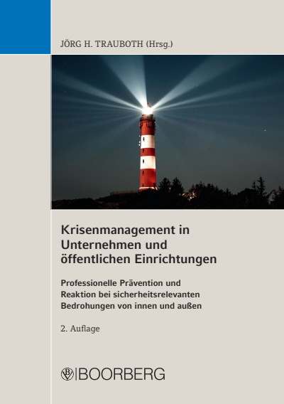 Cover of book: Krisenmanagement in Unternehmen und öffentlichen Einrichtungen