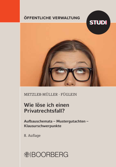 Cover of book: Wie löse ich einen Privatrechtsfall?