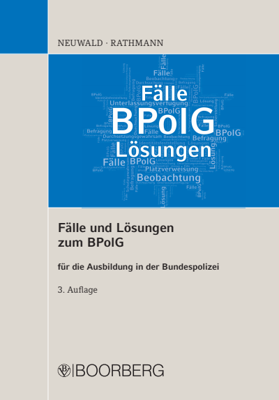 Cover des Buchs: Fälle und Lösungen zum BPolG