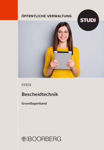 Cover des Buchs: Bescheidtechnik
