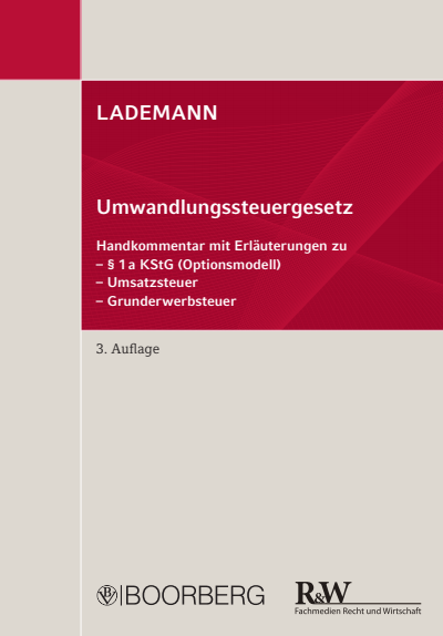 Cover of book: Umwandlungssteuergesetz