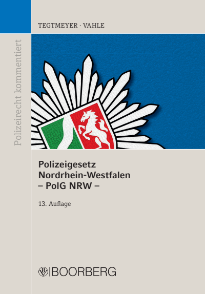 Cover des Buchs: Polizeigesetz Nordrhein-Westfalen (PolG NRW)