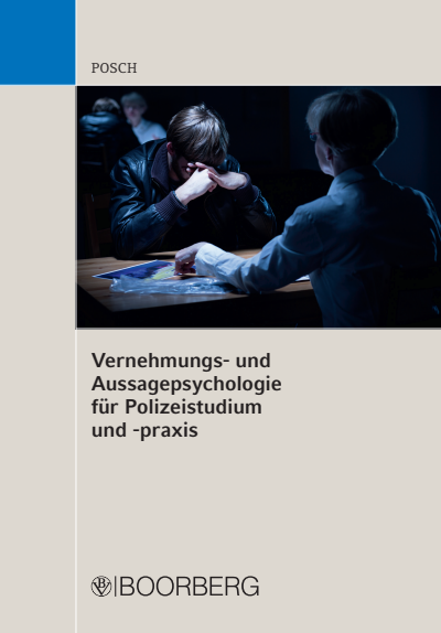 Cover des Buchs: Vernehmungs- und Aussagepsychologie für Polizeistudium und -praxis