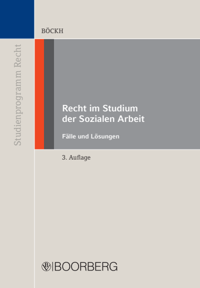 Cover des Buchs: Recht im Studium der Sozialen Arbeit