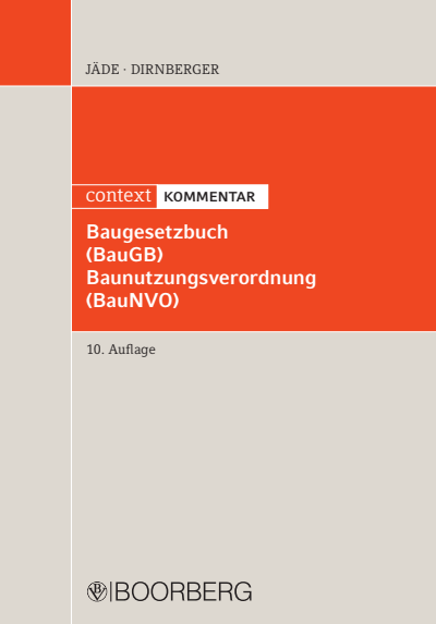 Cover of book: Baugesetzbuch (BauGB) Baunutzungsverordnung (BauNVO)