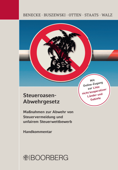 Cover des Buchs: Steueroasen-Abwehrgesetz