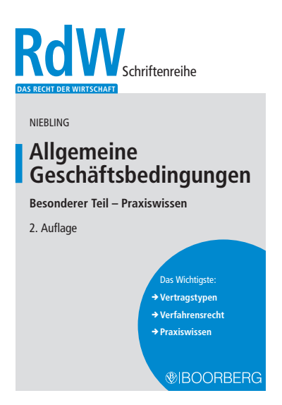 Cover des Buchs: Allgemeine Geschäftsbedingungen
