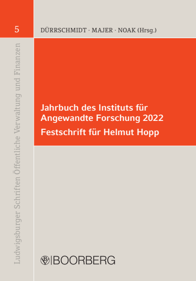 Cover des Buchs: Jahrbuch des Instituts für Angewandte Forschung 2022