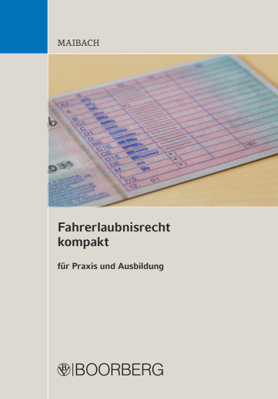 Cover des Buchs: Fahrerlaubnisrecht kompakt