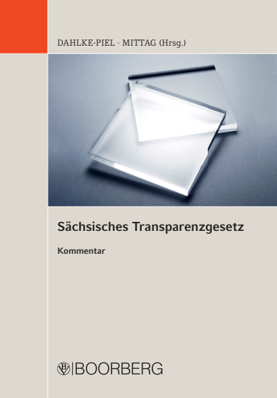 Cover des Buchs: Sächsisches Transparenzgesetz