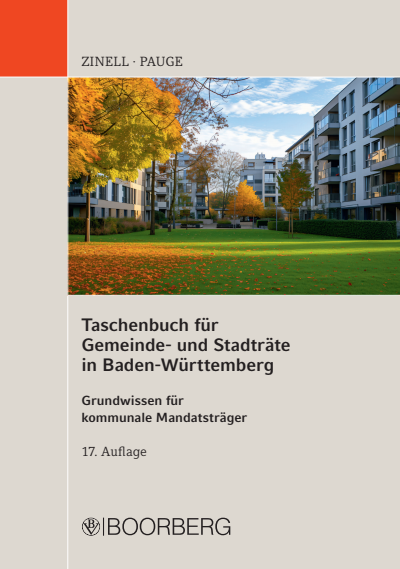 Cover des Buchs: Taschenbuch für Gemeinde- und Stadträte in Baden-Württemberg