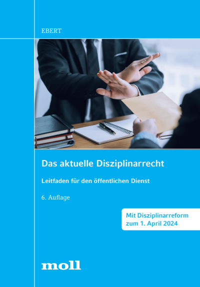 Cover des Buchs: Das aktuelle Disziplinarrecht