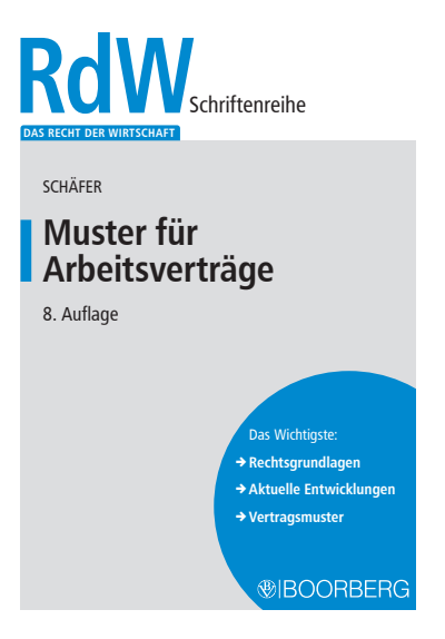 Cover des Buchs: Muster für Arbeitsverträge