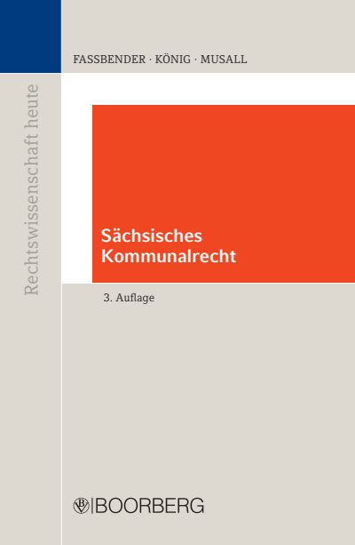 Cover des Buchs: Sächsisches Kommunalrecht