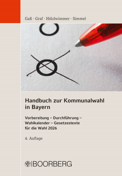 Cover des Buchs: Handbuch zur Kommunalwahl in Bayern