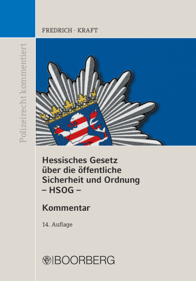 Cover of book: Hessisches Gesetz über die öffentliche Sicherheit und Ordnung - HSOG -