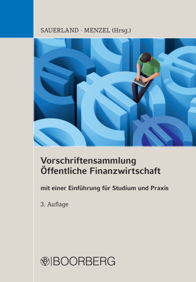 Cover des Buchs: Vorschriftensammlung Öffentliche Finanzwirtschaft