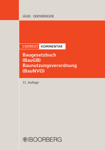 Cover of book: Baugesetzbuch, Baunutzungsverordnung
