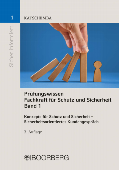 Cover des Buchs: Prüfungswissen Fachkraft für Schutz und Sicherheit, Band 1