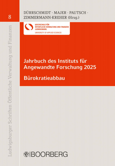 Cover of book: Jahrbuch des Instituts für Angewandte Forschung 2025
