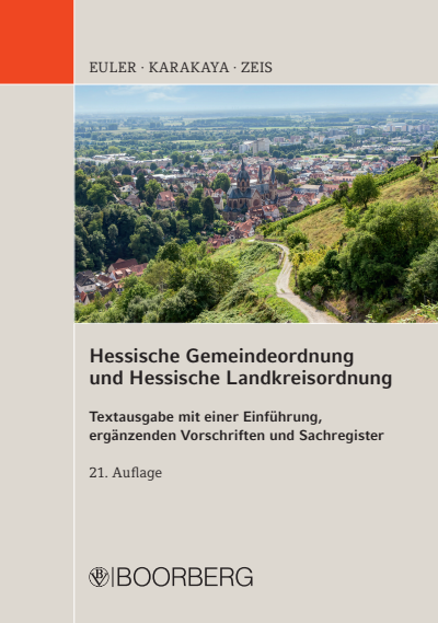 Cover of book: Hessische Gemeindeordnung und Hessische Landkreisordnung