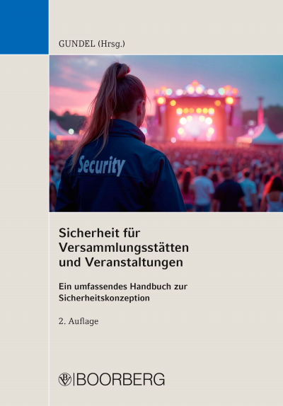 Cover des Buchs: Sicherheit für Versammlungsstätten und Veranstaltungen