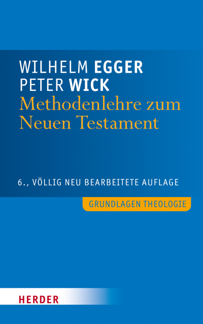 Cover des Buchs: Methodenlehre zum Neuen Testament