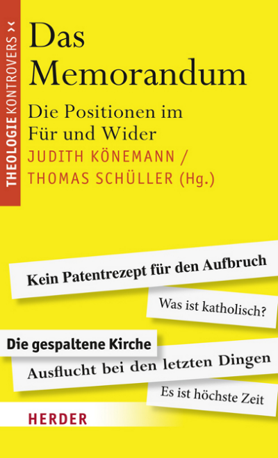 Cover des Buchs: Das Memorandum