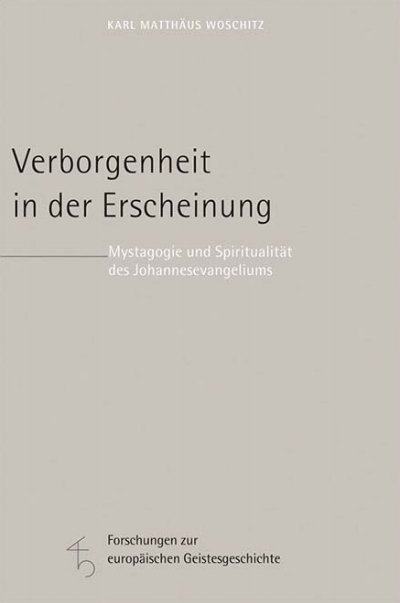 Cover des Buchs: Verborgenheit in der Erscheinung