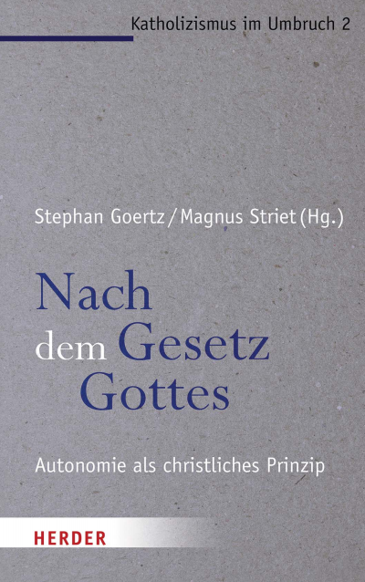 Cover des Buchs: Nach dem Gesetz Gottes