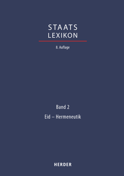 Cover des Buchs: Staatslexikon