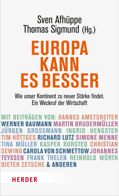 Cover of book: Europa kann es besser