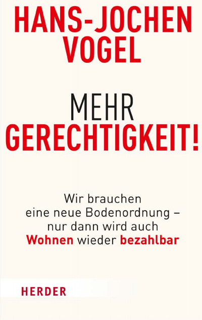 Cover of book: Mehr Gerechtigkeit!