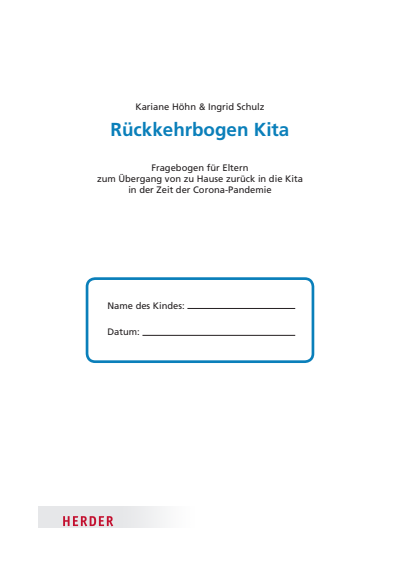 Cover of book: Rückkehrbogen Kita