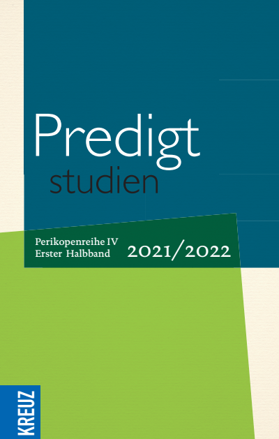 Cover des Buchs: Predigtstudien 2021/2022 - 1. Halbband