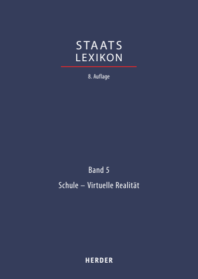 Cover des Buchs: Staatslexikon