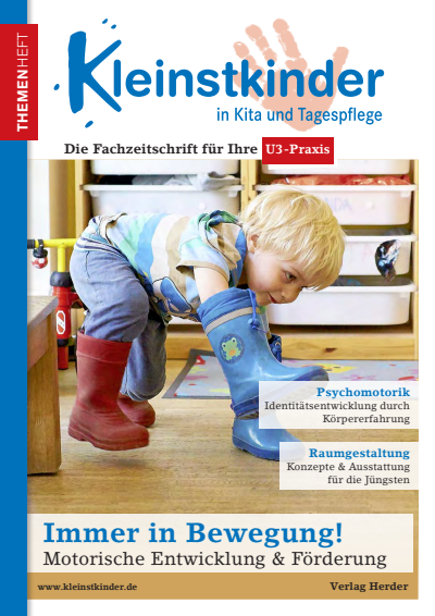 Cover des Buchs: Immer in Bewegung! Motorische Entwicklung & Förderung