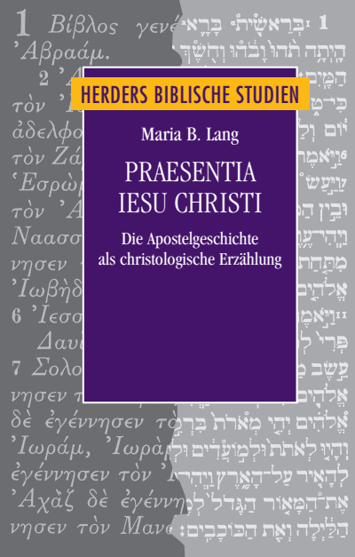 Cover des Buchs: Praesentia Iesu Christi