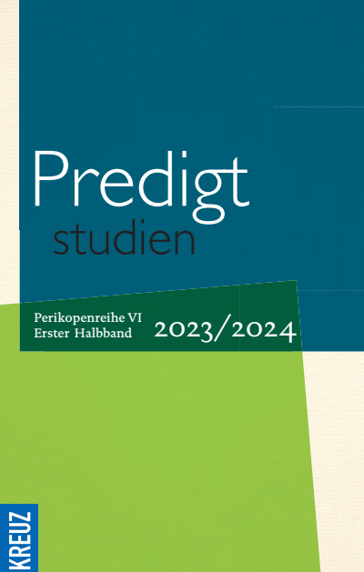 Cover des Buchs: Predigtstudien 2023/2024 - 1. Halbband