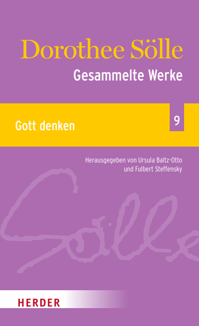 Cover des Buchs: Gesammelte Werke Band 9: Gott denken
