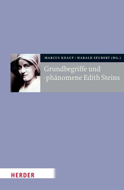 Cover of book: Grundbegriffe und -phänomene Edith Steins