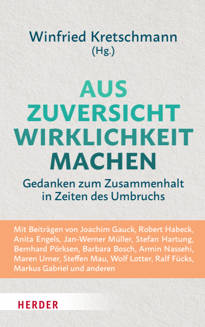 Cover des Buchs: Aus Zuversicht Wirklichkeit machen