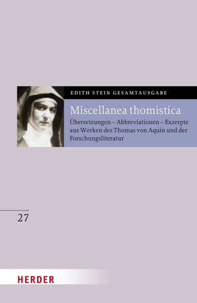Cover des Buchs: Miscellanea thomistica