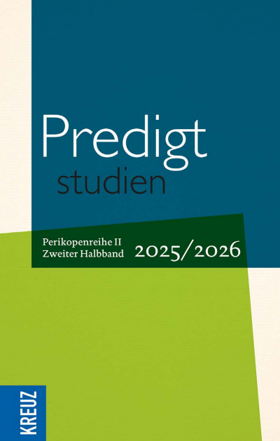 Cover des Buchs: Predigtstudien 2025/2026 - 2. Halbband