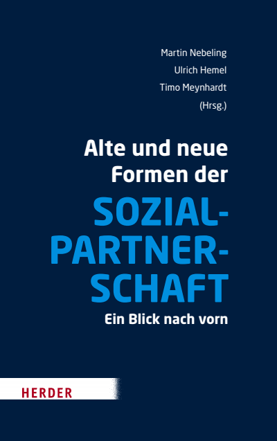 Cover des Buchs: Alte und neue Formen der Sozialpartnerschaft