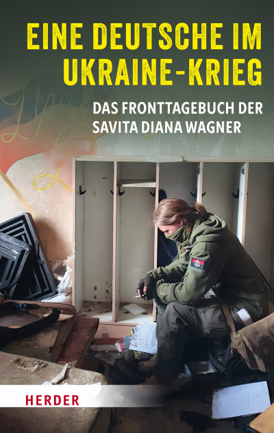 Cover des Buchs: Eine Deutsche im Ukraine-Krieg