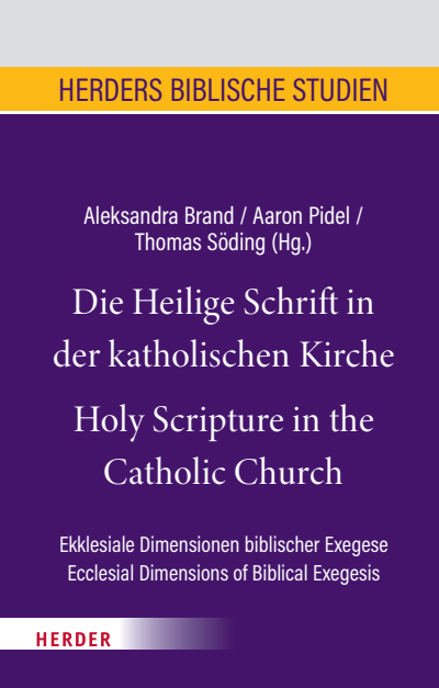 Cover of book: Die Heilige Schrift in der katholischen Kirche. Holy Scripture in the Catholic Church
