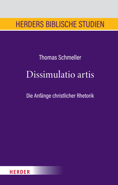 Cover of book: Dissimulatio artis