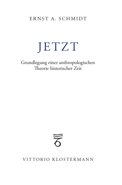 Cover of book: Jetzt