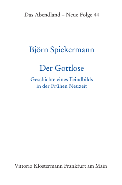Cover des Buchs: Der Gottlose